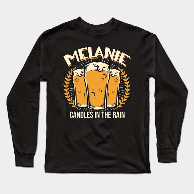 Malanie Candles in the rain Long Sleeve T-Shirt by Billybenn